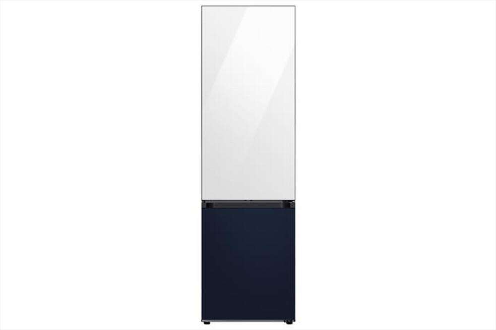 "SAMSUNG - Frigorifero combinato F-RB38D151234 BESPOKE-Clean White-Satin Navy"