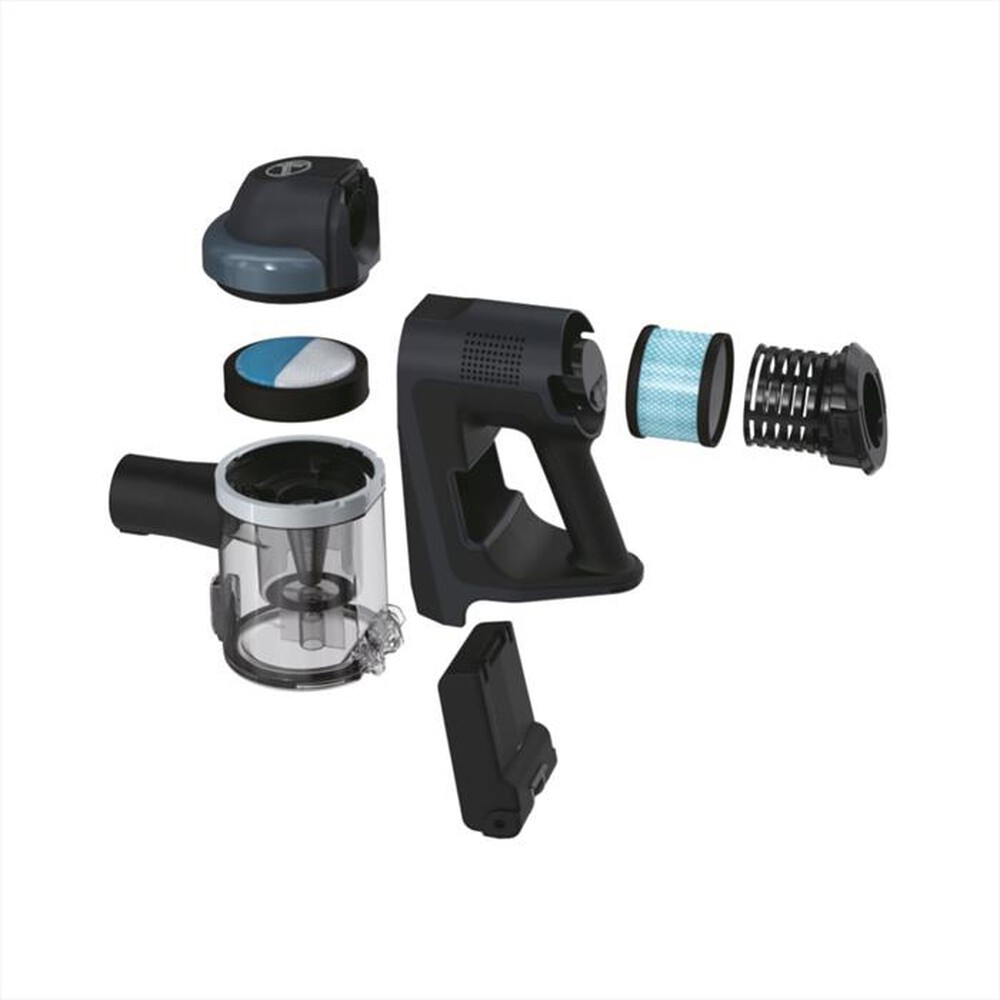 "HOOVER - Aspirapolvere ricaricabile HF401P 011-Nero, Argento"