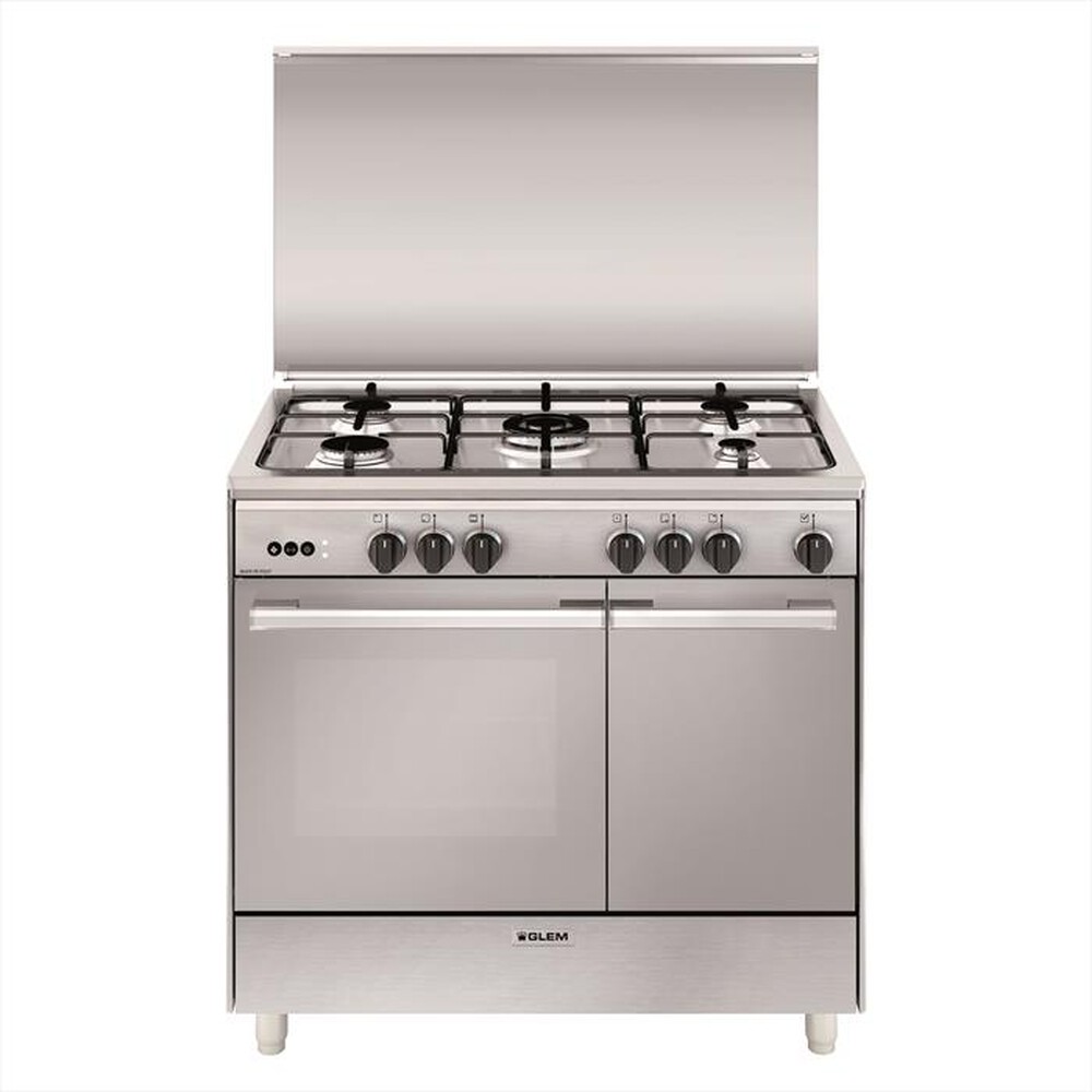 "GLEM GAS - Cucina a gas UR965VI Classe A-Inox"