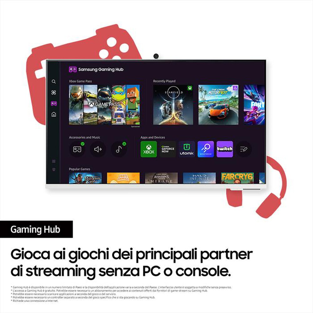 Immagine del prodotto SAMSUNG - SMART Monitor LED M8 M80D DA 32'' UHD FLAT