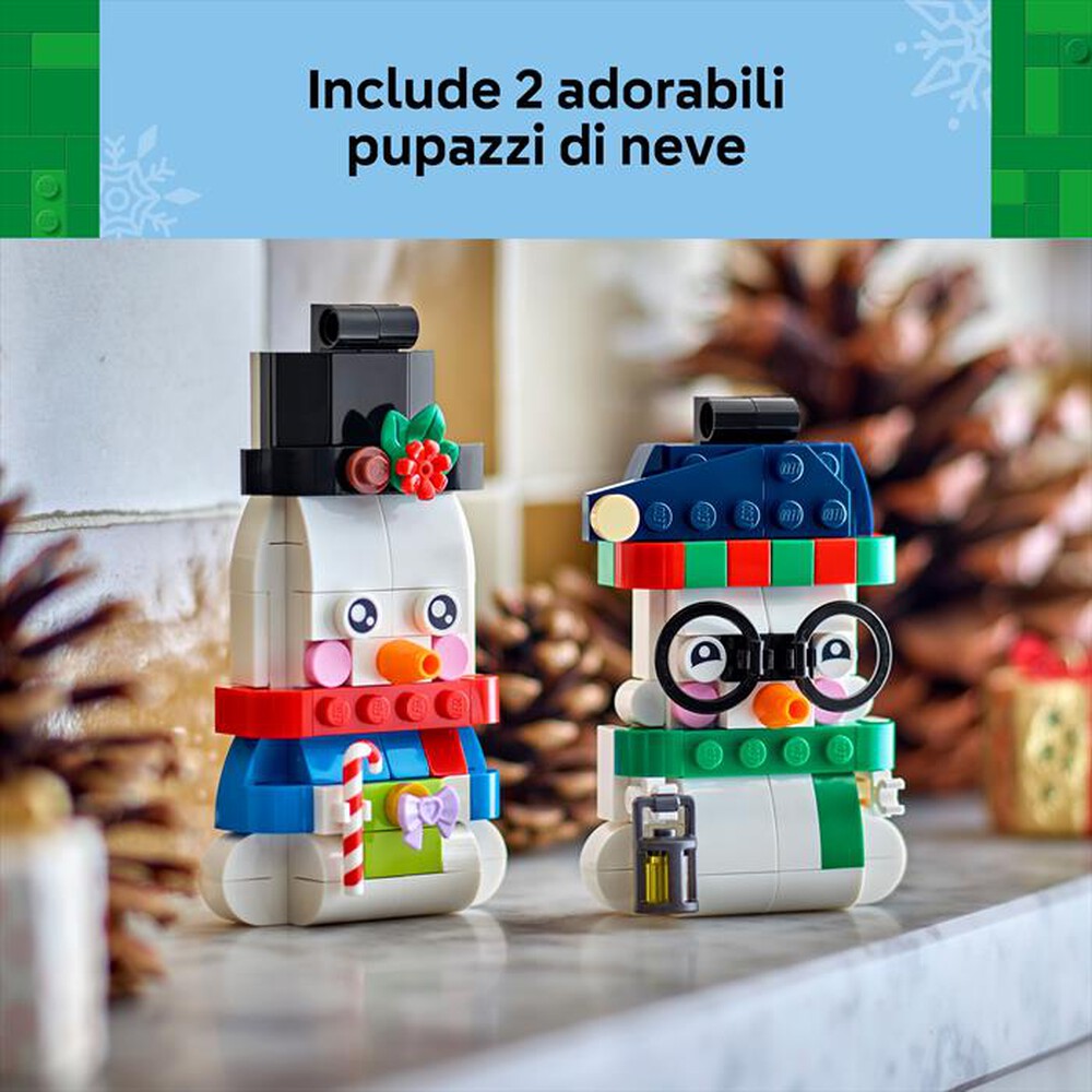 Immagine del prodotto LEGO - Pupazzi di neve ornamentali - 40812