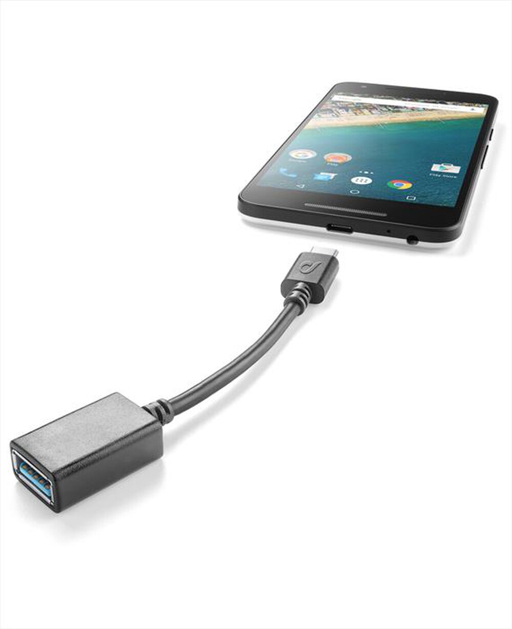 Immagine del prodotto CELLULARLINE - USBADAPTERTOUSBCK-Nero