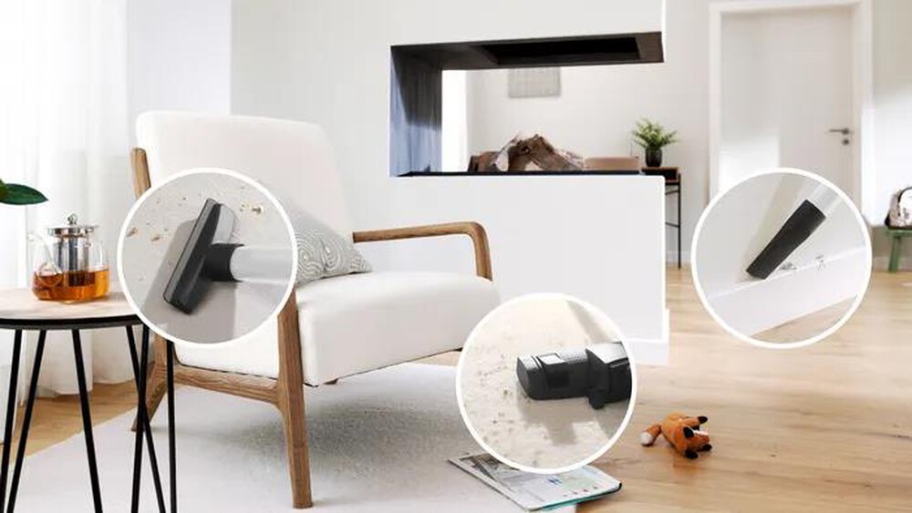 "BOSCH - SERIE 4 ASPIRAPOLVERE CON SACCO PROHYGIENIC-Black,White"