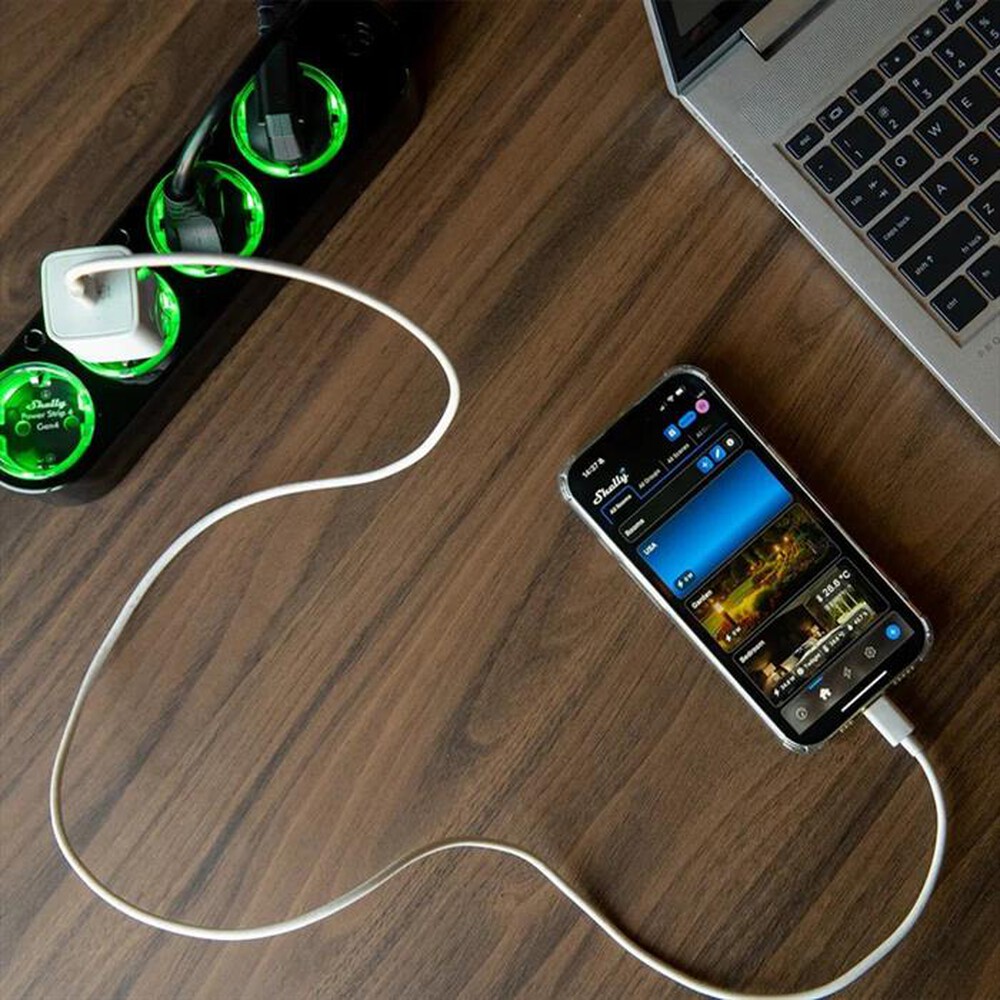 Immagine del prodotto SHELLY - Multipresa smart Matter POWER STRIP 4 GEN 4-NERO