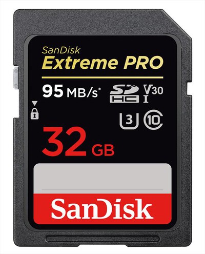 SANDISK - SD EXTREME PRO 32GB V30