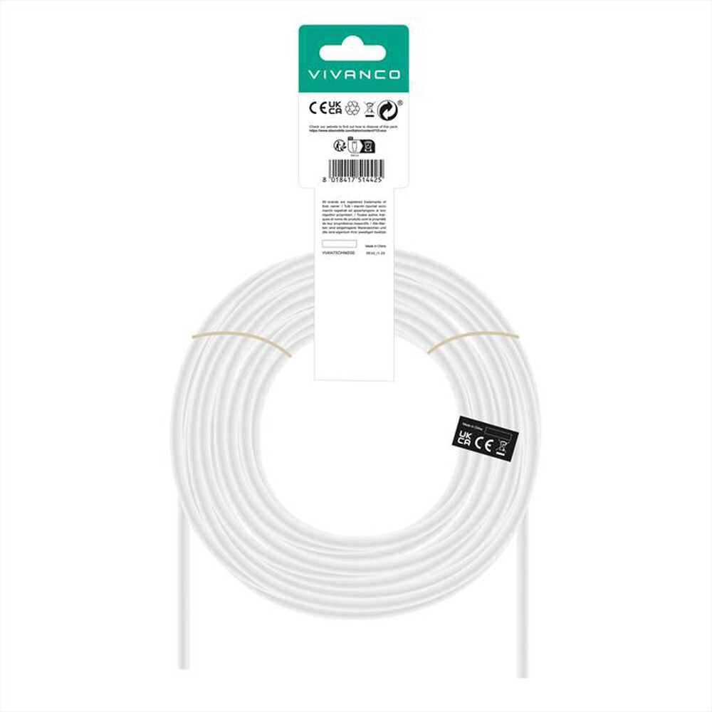 Immagine del prodotto SBS - Cavo coassiale 1,1 mm 75 Ohm 20 m-Bianco