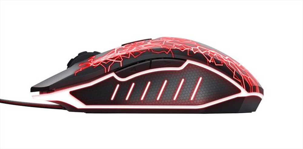 "TRUST - Mouse gaming GXT105X IZZA MOUSE-Black/Red"