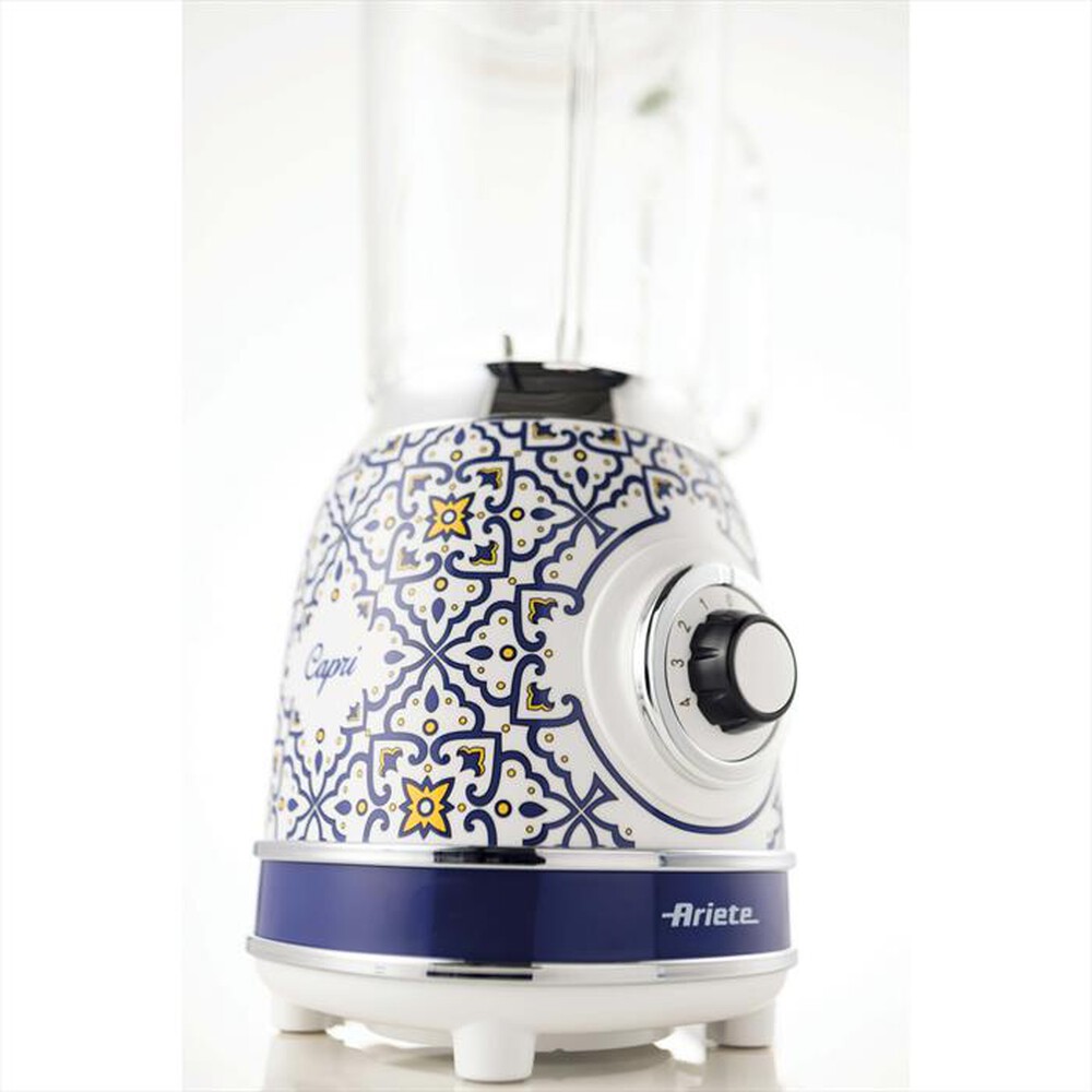 "ARIETE - 0583/0C FRULLATORE CON TAZZA IN VETRO CAPRI-Multicolore"