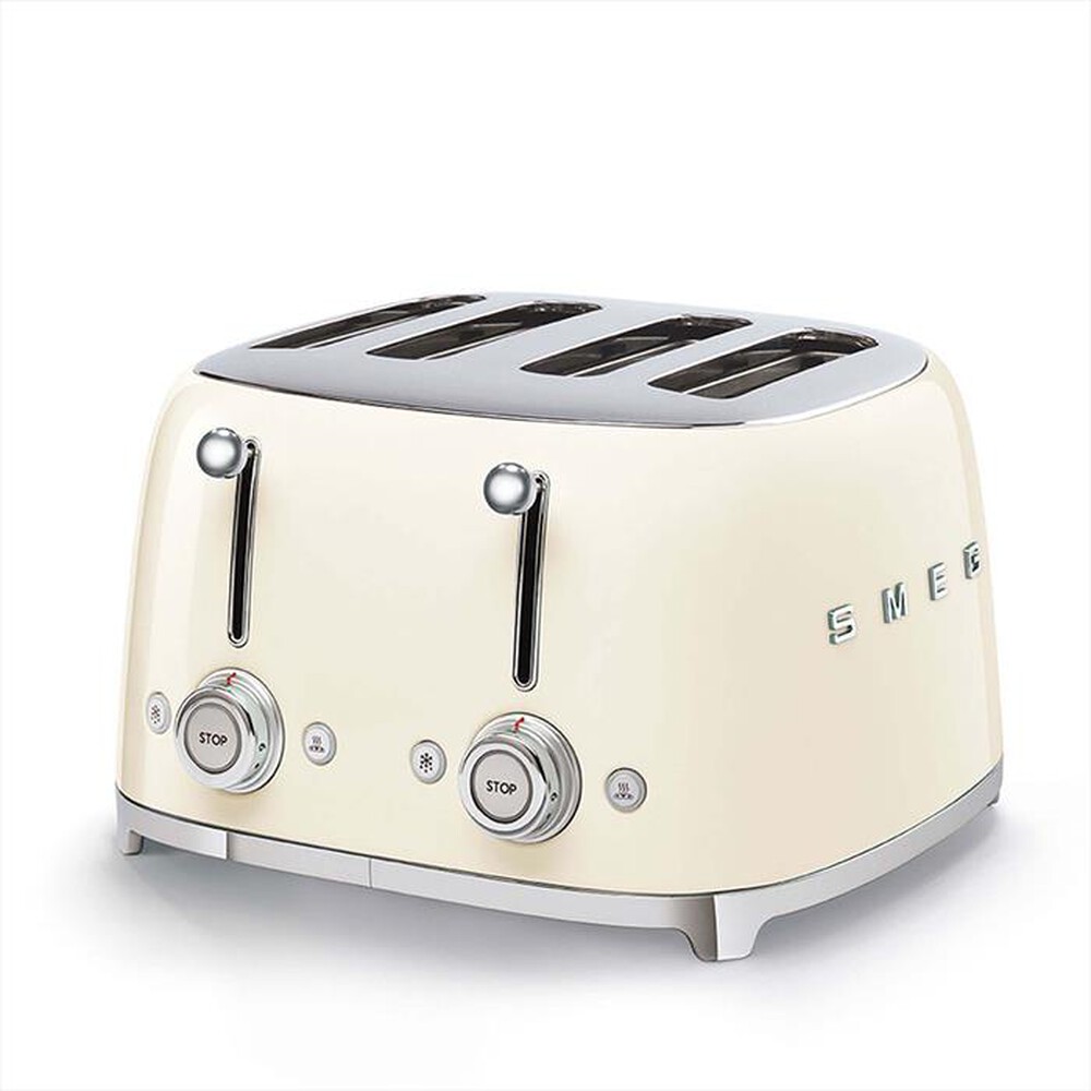 "SMEG - Tostapane 50's Style 4x4 fette – TSF03CREU-panna"