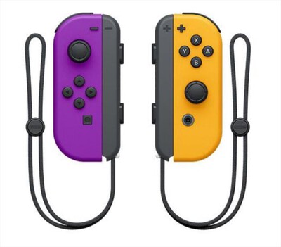 NINTENDO - Coppia di Joy-Con-Viola Neon/Arancione Neon