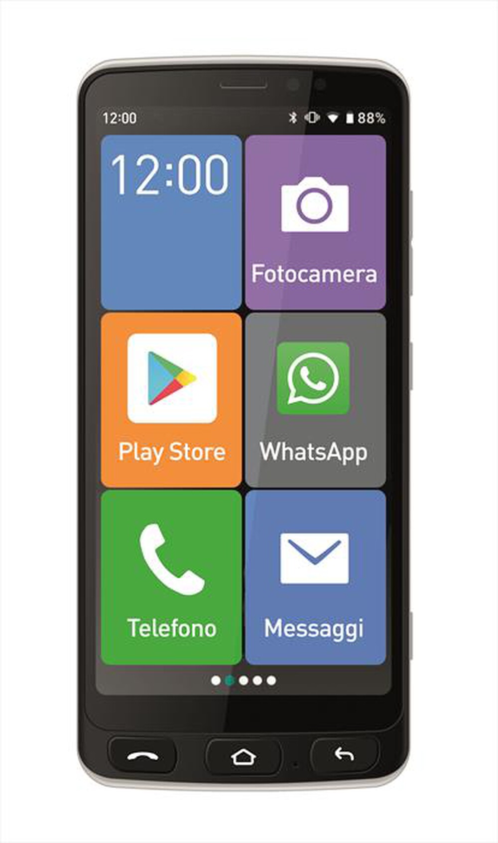 Immagine del prodotto SAIET - Smart Senior STS550 GLASS+COVER Kit-Nero