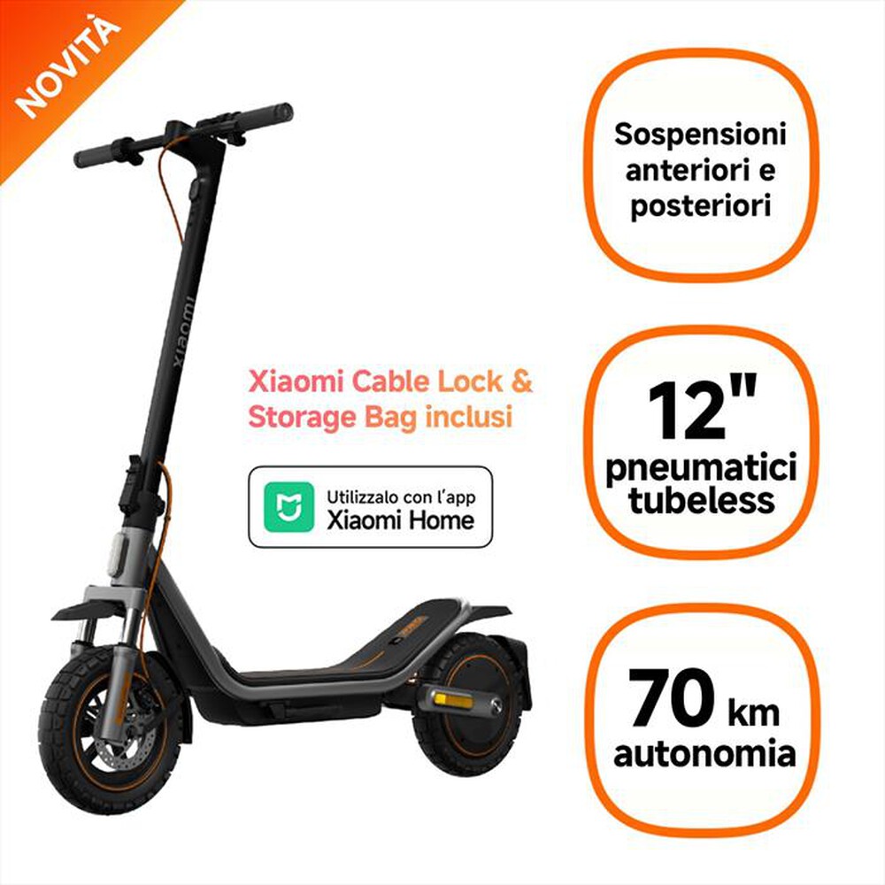 Immagine del prodotto XIAOMI - Monopattino ELECTRIC SCOOTER 6 PRO + LUCCHETTO BAG-Nero