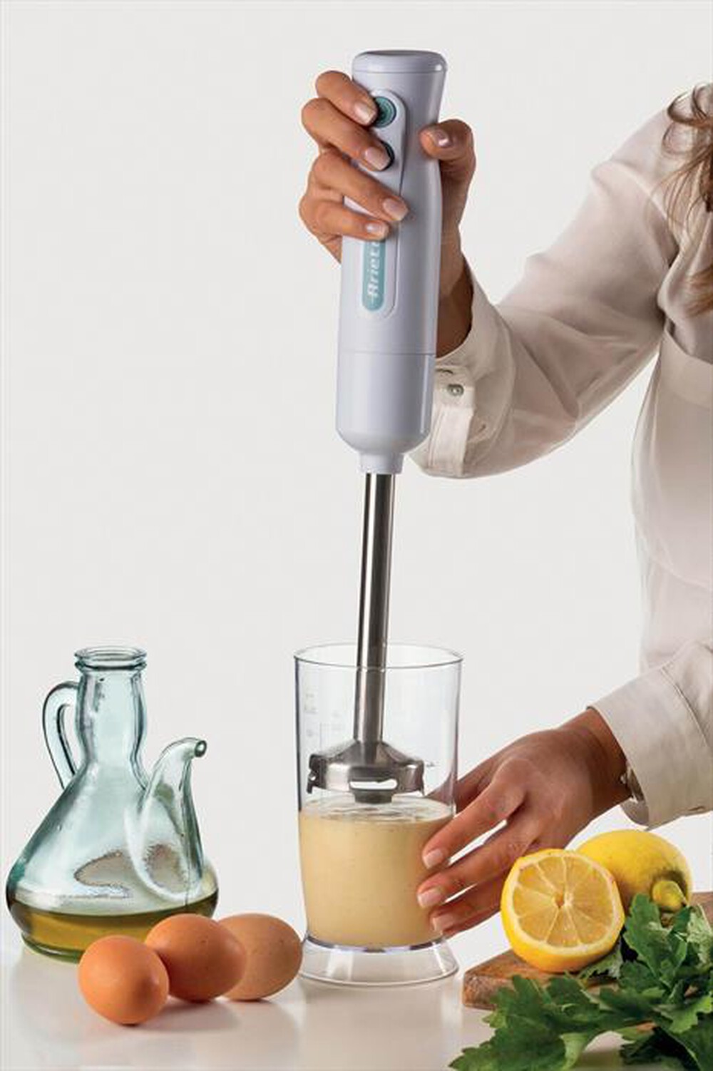 "ARIETE - 0601/1 Breakfast Frullatore a immersione 3in1 700W-bianco"