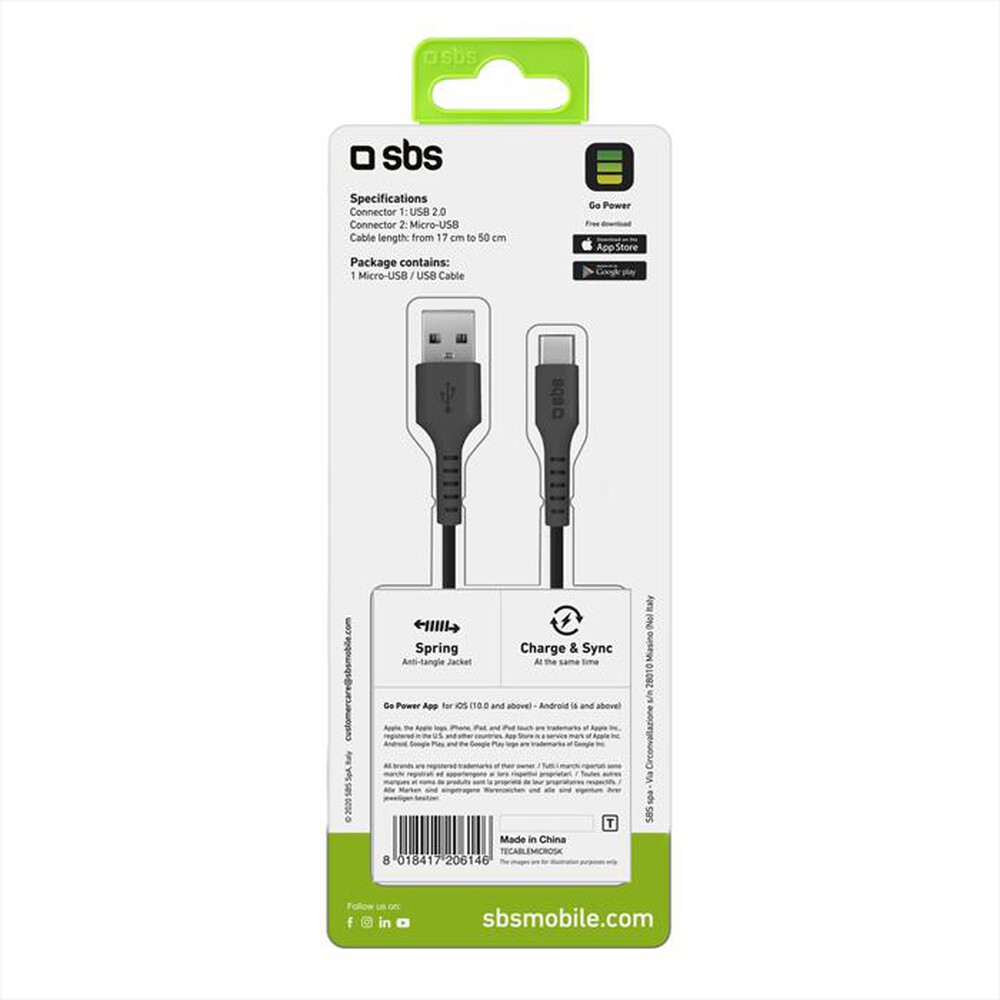"SBS - TECABLEMICROSK-Nero"