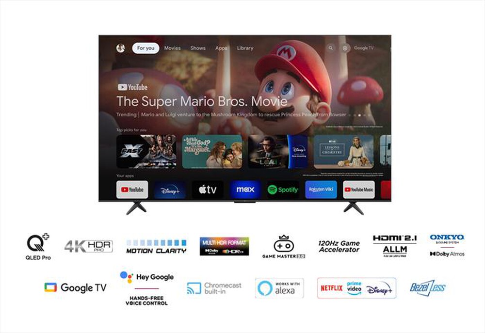 Immagine del prodotto TCL - Smart TV Q-LED UHD 4K 85" 85C69B-Titanium