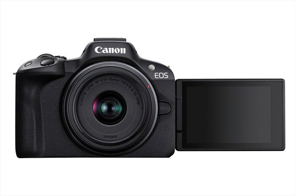 Immagine del prodotto CANON - Fotocamera EOS R50 BK + RF-S 18-45MM IS STM-Black