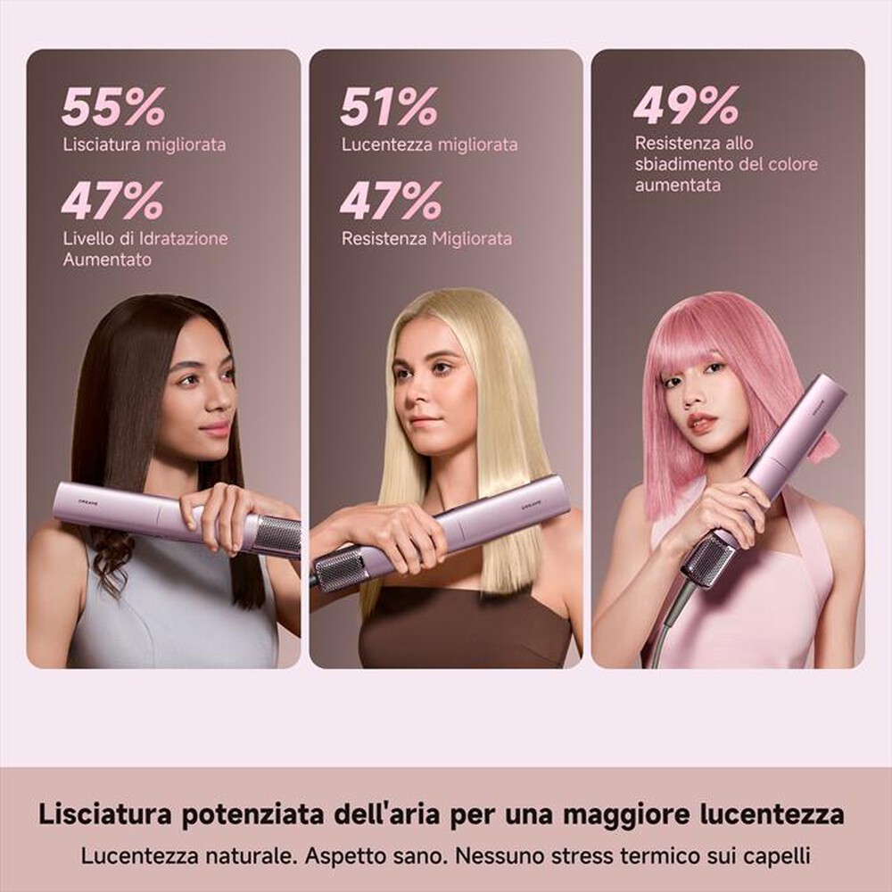 Immagine del prodotto DREAME - Piastra ad aria wet-to-dry AEROSTRAIGHT PRO HAIR-Viola