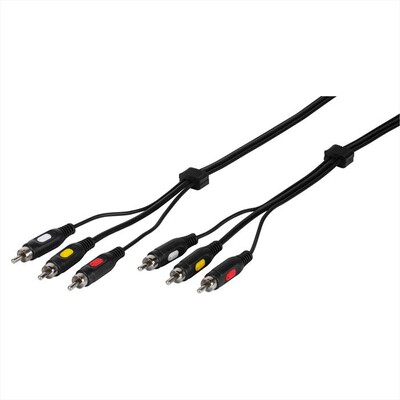 VIVANCO - CAVO RCA VIDEO M-M 2M B-Nero