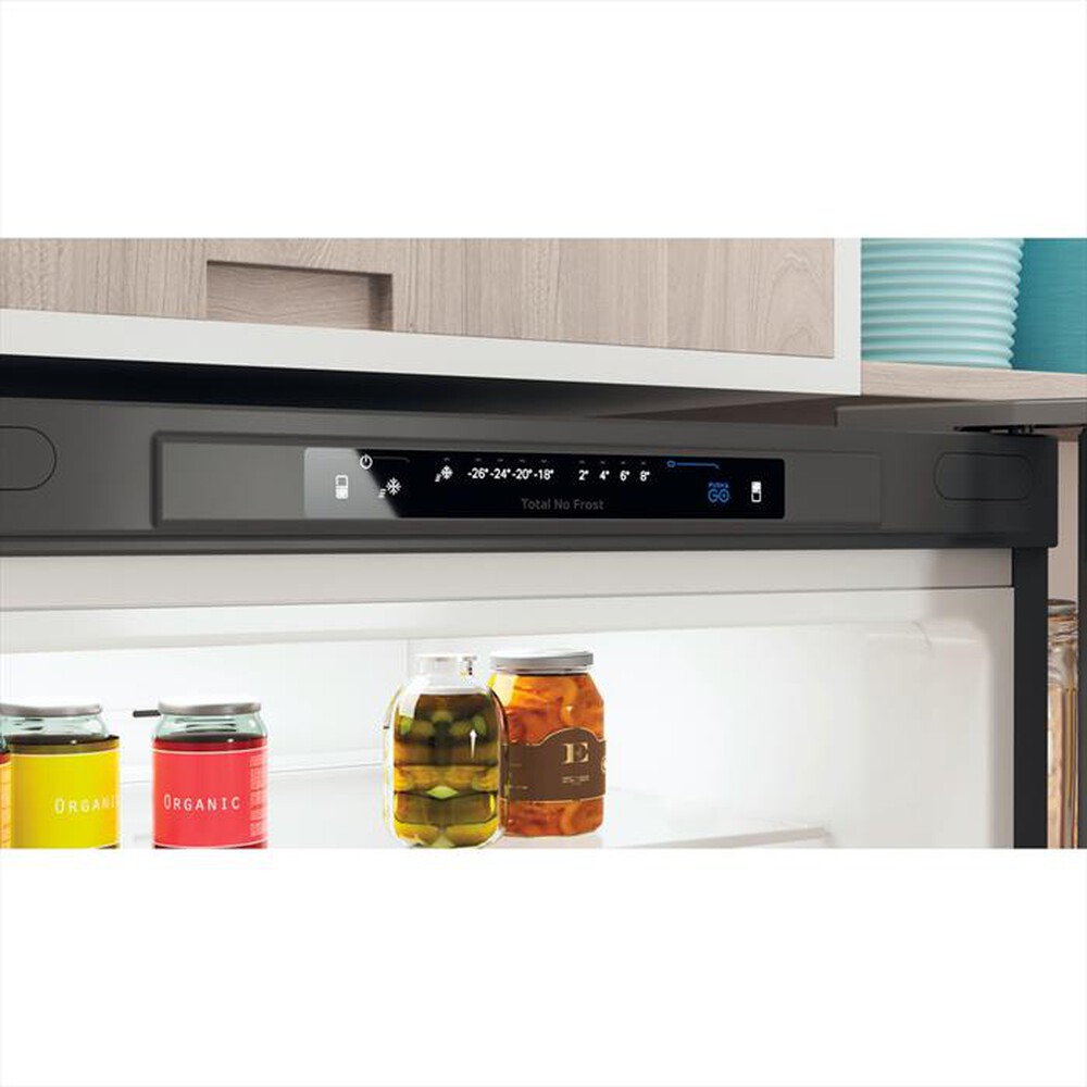 "INDESIT - Frigorifero combinato PUSH&GO INFC9 TA23X Classe D-Argento"