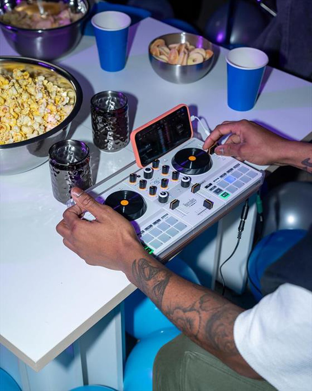 "HERCULES - DJCONTROL MIX ULTRA-White"