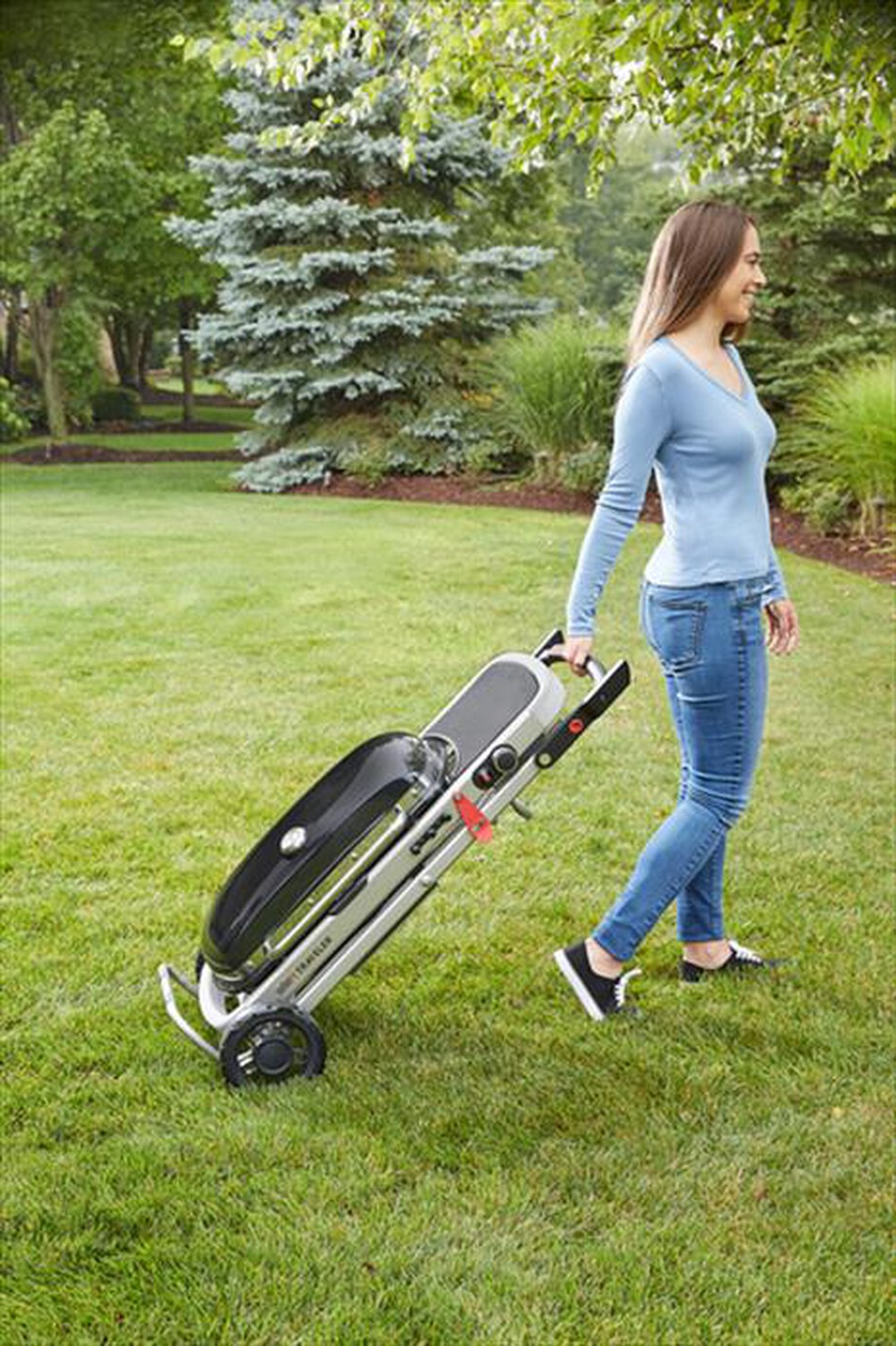 "WEBER - TRAVELER - BARBECUE A GAS PORTATILE"