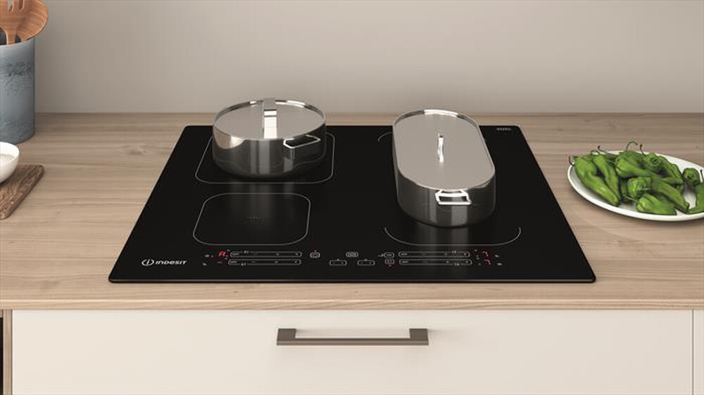"INDESIT - Piano cottura induzione IB 65B60 NE 59 cm-Nero"