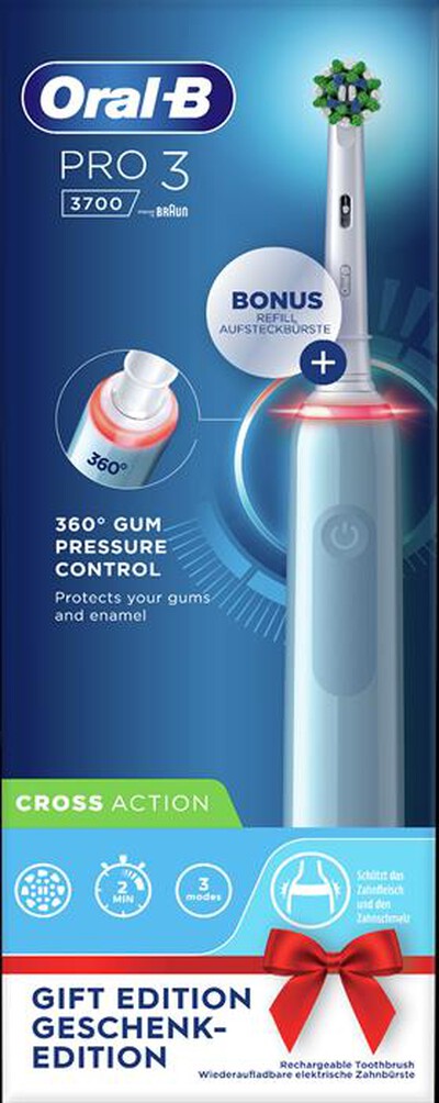 ORAL-B - Pro 3 - 3700-Blu,  ORAL-B - Pro 3 - 3700-Blu