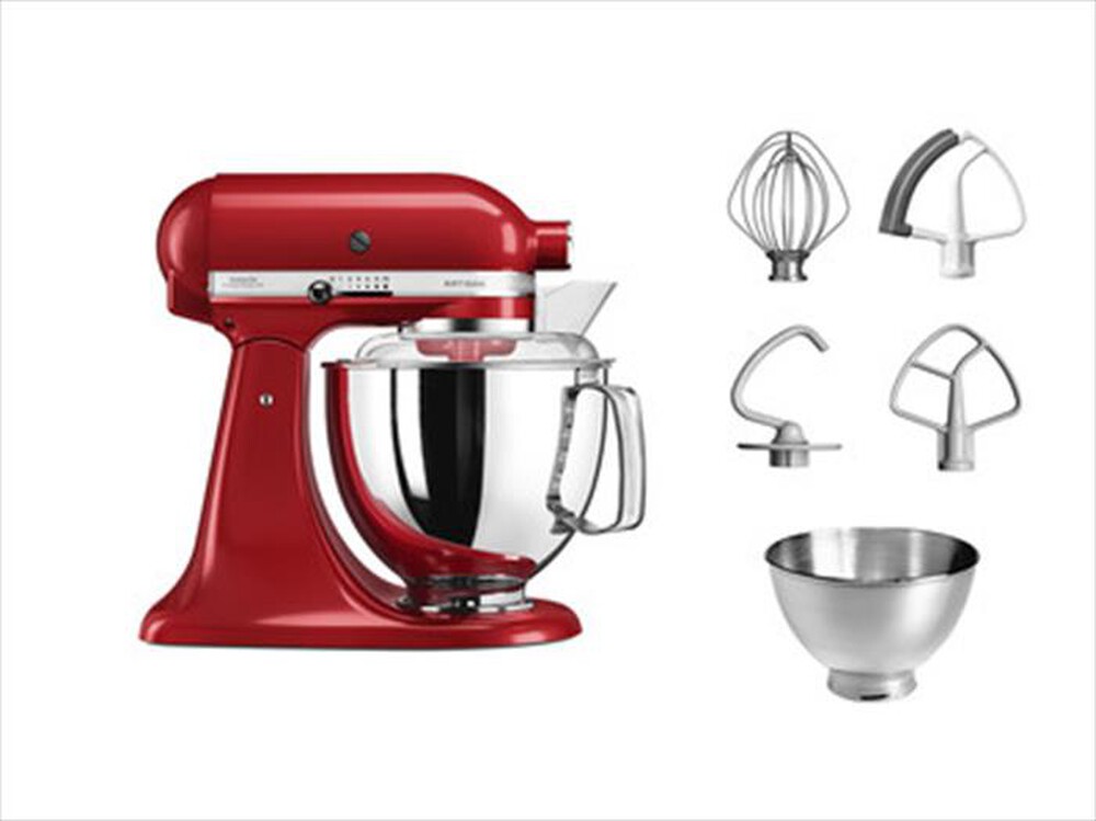 "KITCHENAID - Robot da cucina planetaria 5KSM175PSEER-Rosso imperiale"