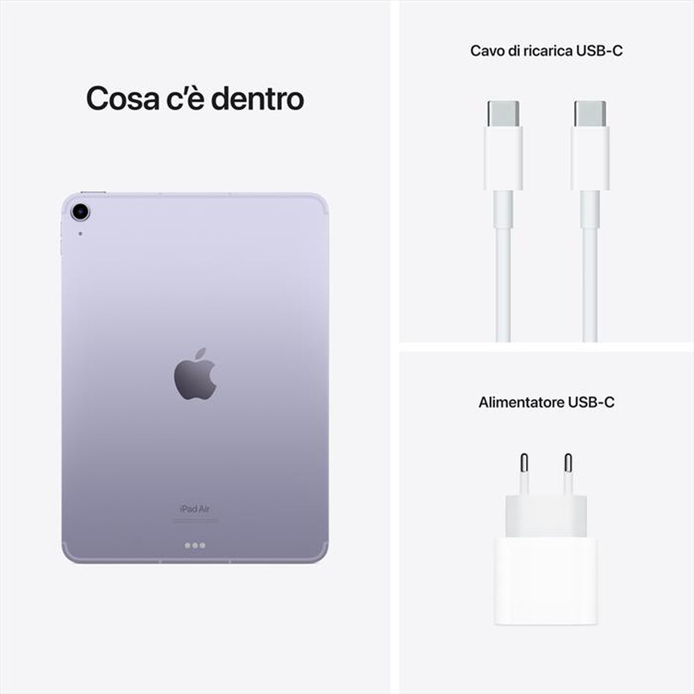 Immagine del prodotto APPLE - iPad Air 10.9'' WI-FI + CELLULAR 64GB-Viola