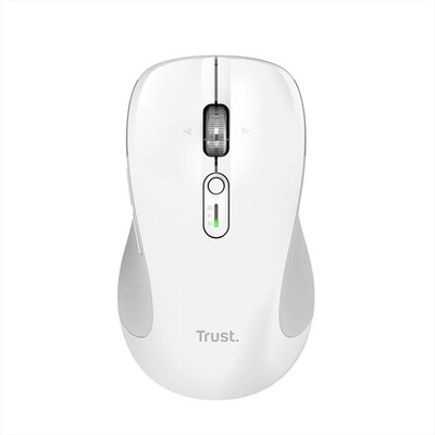 TRUST - FERRO HYPERWHEEL WRLS MOUSE WHITE-White,  TRUST - FERRO HYPERWHEEL WRLS MOUSE WHITE-White
