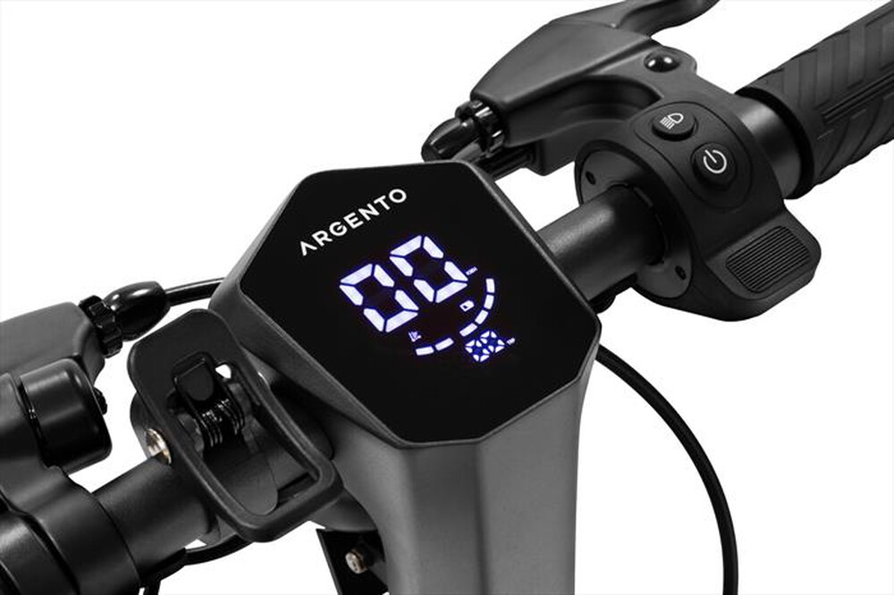 "ARGENTO - Monopattino elettrico AG 23-NERO/VERDE"