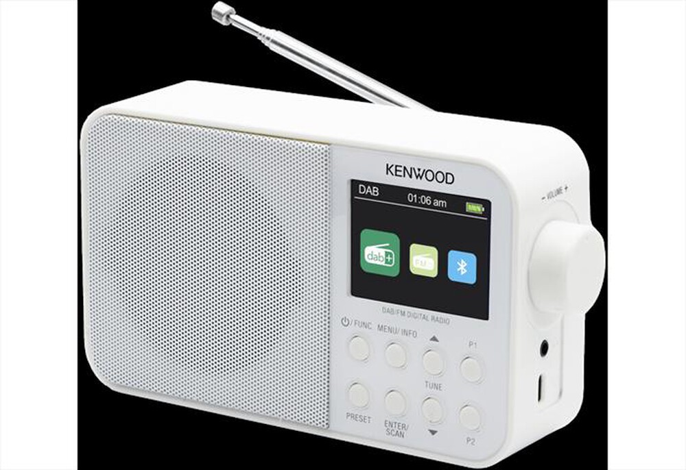 "KENWOOD - Radio sveglia CR-M30DAB-BIANCO"