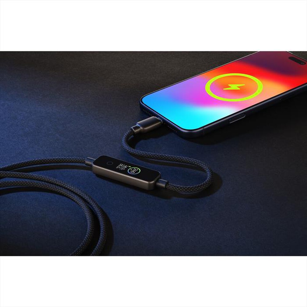 Immagine del prodotto CELLULARLINE - Cavo USB-C to USB-C POWERVIEW IQ-Nero
