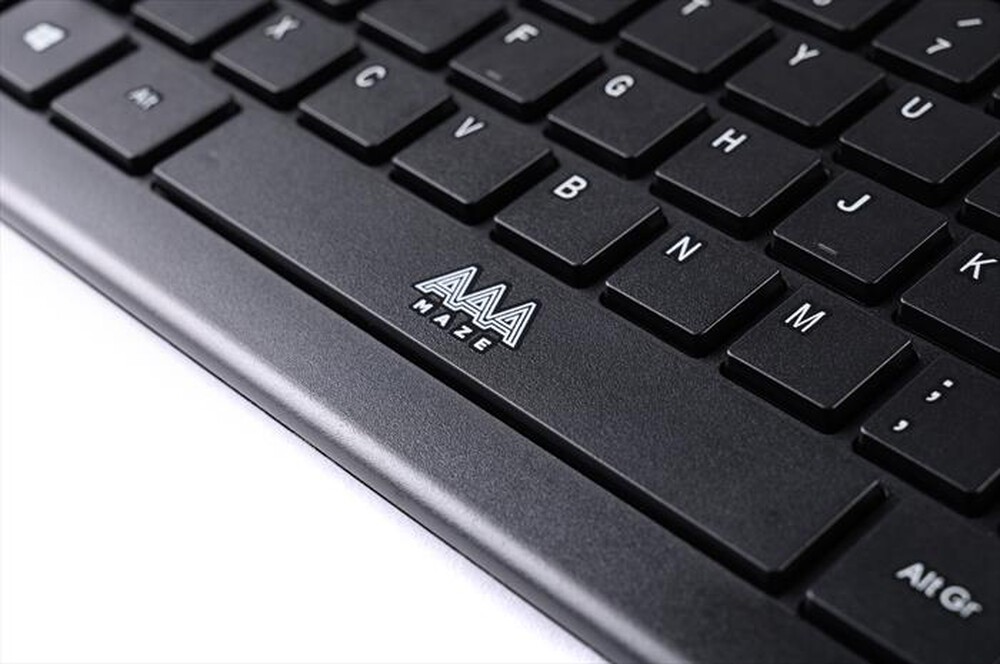 "AAAMAZE - KEYBOARD+MOUSE WIRELESS-Nero"