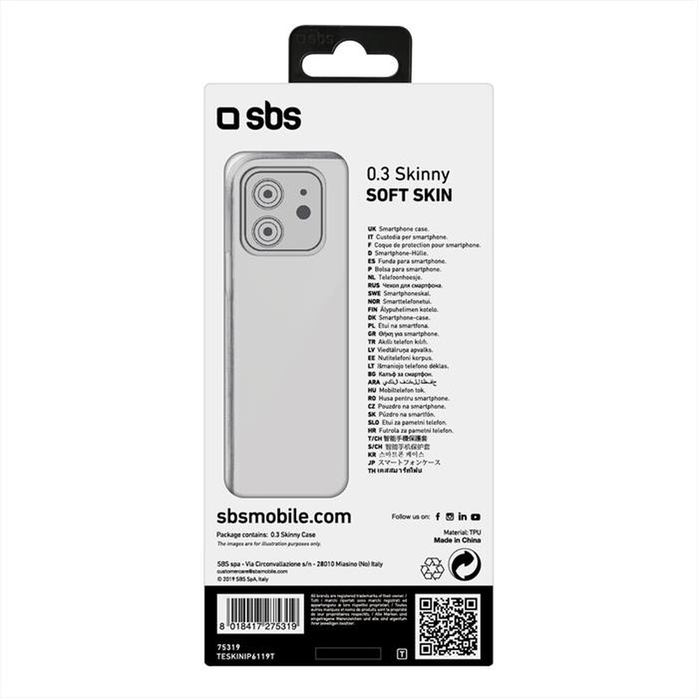"SBS - TESKINIP6119T-Trasparente"