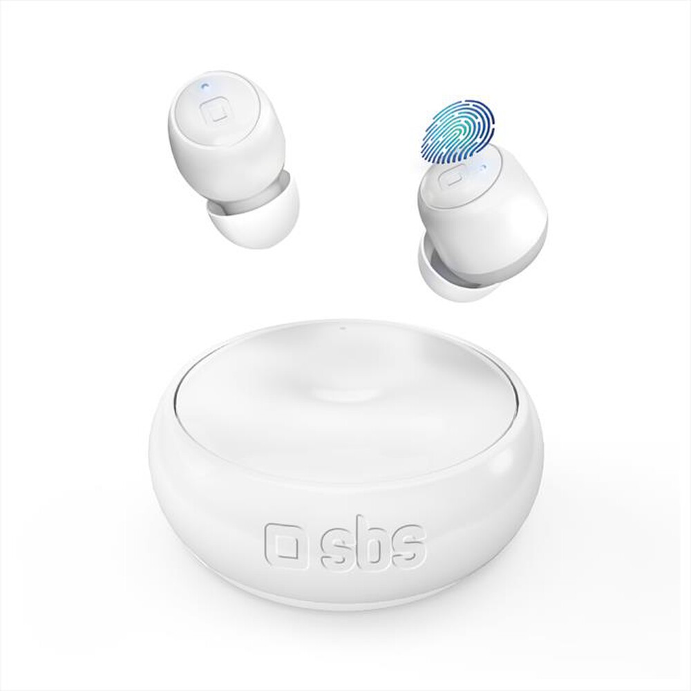 "SBS - Auricolari bluetooth TEEARTWSSPINBTW-Bianco"