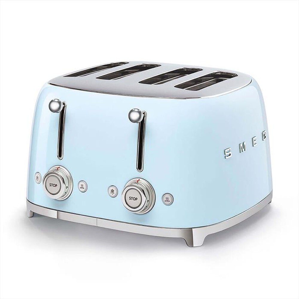 "SMEG - Tostapane 50's Style 4x4 fette – TSF03PBEU-azzurro"