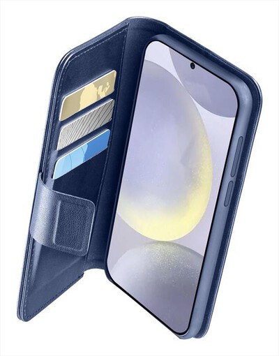 CELLULARLINE - Custodia a libro BOOK AGENDA per Galaxy S25 Ultra-Blu