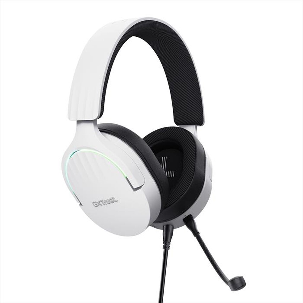 "TRUST - Cuffie PC GXT490W FAYZO 7.1 USB-White"