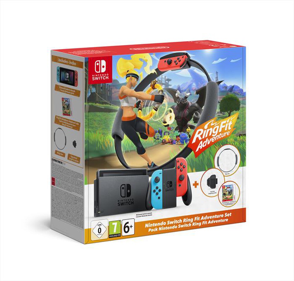 "NINTENDO - Switch 1.1 + Ring Fit Adventure"