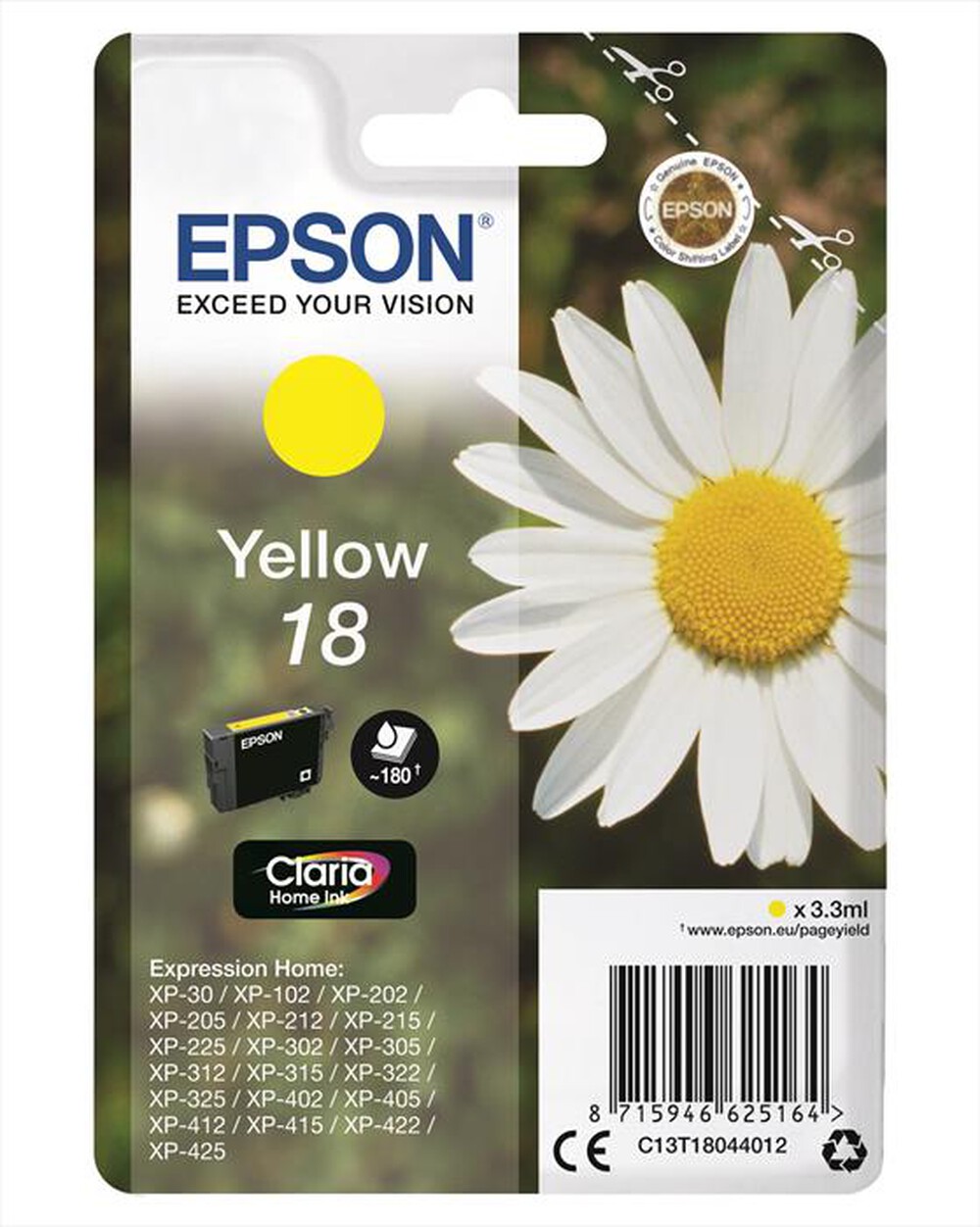 "EPSON - C13T18044022-Giallo"