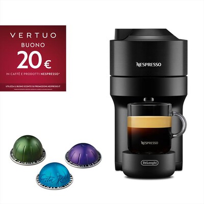 DE LONGHI - Macchina da caffè VERTUO POP ENV90.B Nespresso-Nero