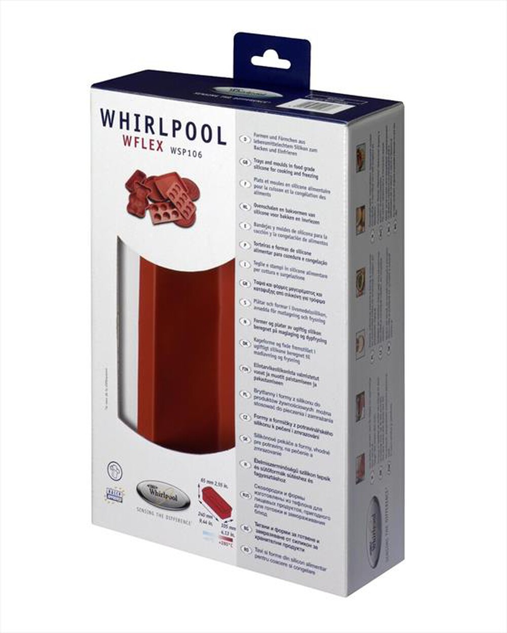 "WHIRLPOOL - WSP106 Tortiere in Silicone"