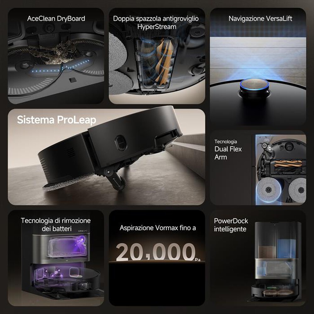Immagine del prodotto DREAME - Aspirapolvere robot X50 ULTRA COMPLETE-Nero