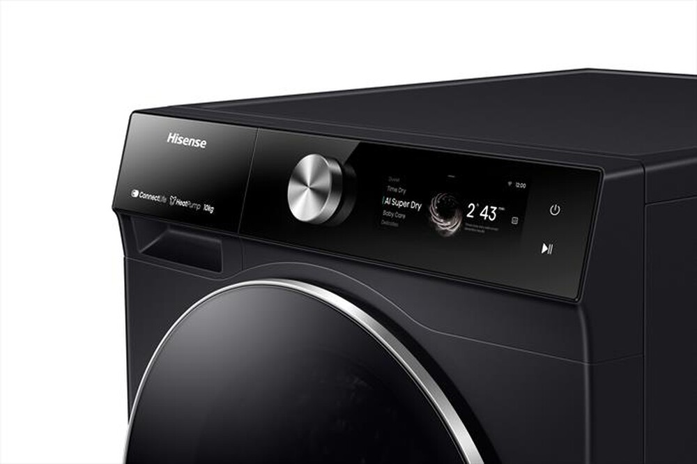 "HISENSE - Asciugatrice DH7S107BB 10 Kg Classe A+++-Nero"