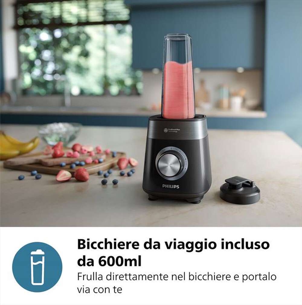 Immagine del prodotto PHILIPS - Frullatore SERIE 5000 HR3041/00-Nero/Metallo