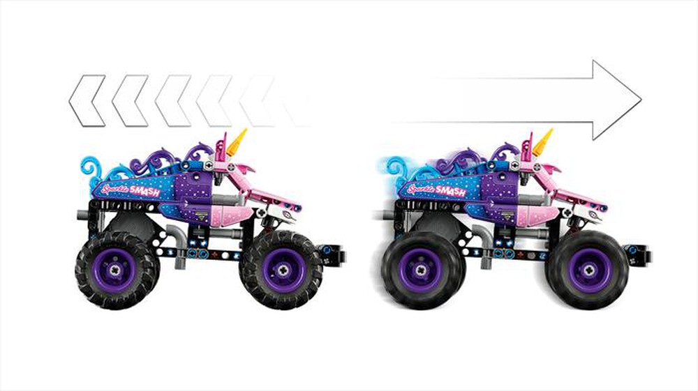 Immagine del prodotto LEGO - TECHNIC Monster Jam Sparkle Smash retrocarica42220