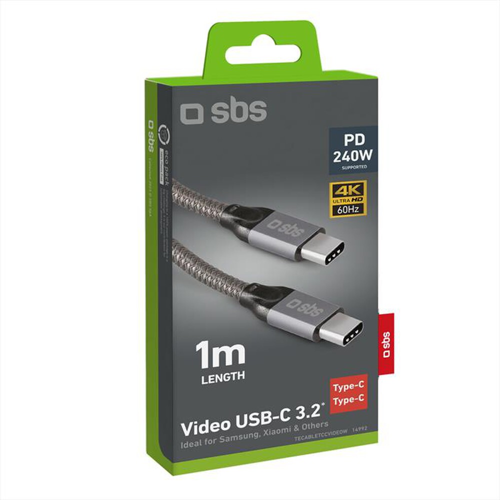 Immagine del prodotto SBS - Cavo di ricarica e video TECABLETCCVIDEOW-Bianco