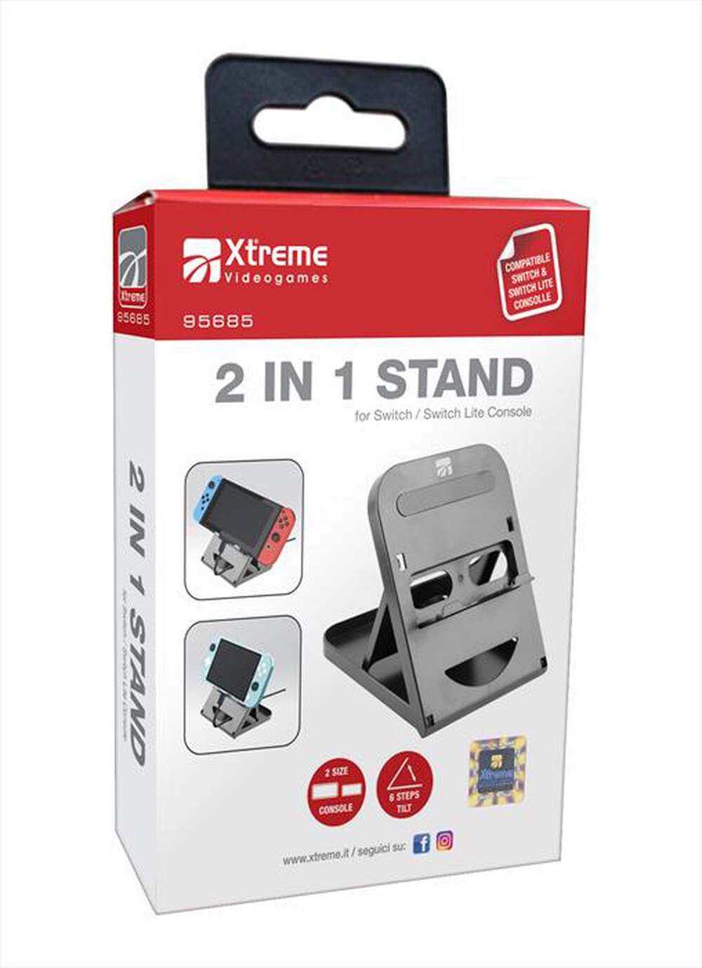 Immagine del prodotto XTREME - 2 IN 1 STAND-NERO