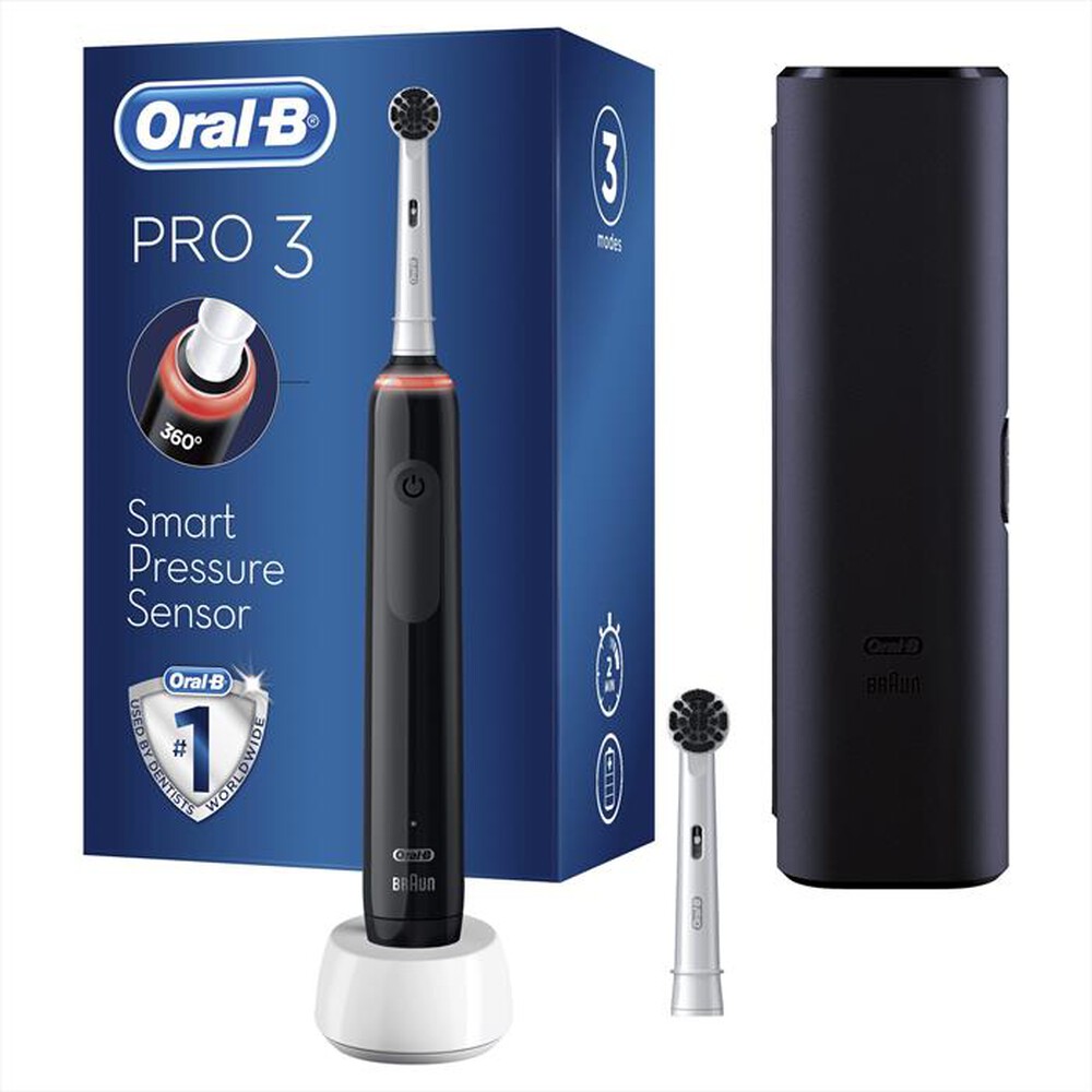 "ORAL-B - Spazzolino elettrico PRO 3 3000-Nero"